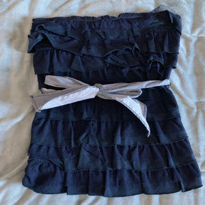 Hollister Navy Tube Top